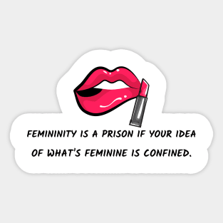 Feminist Lips Sticker